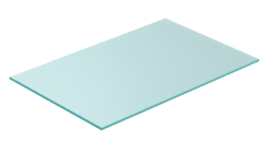 Glasshylle 30cm dybde