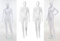 Damemannekenger hvite SFH str 34