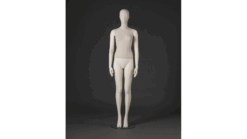 Damemannekeng resirkulerbar med kropp og hode i lin