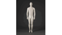 Herremannekeng resirkulerbar med kropp og hode i lin