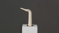 Utstillingshånd på gullplate