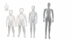 Barnemannekenger ECO hvite SCB